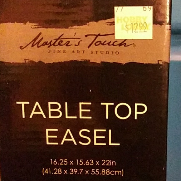 NWB Masters Touch Table Top Easel - Picture 3 of 6